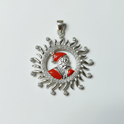 CHHATRAPATI SHIVAJI MAHARAJ SILVER PENDANT