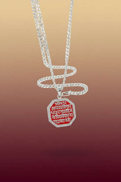 CHHATRAPATI SHIVAJI MAHARAJ RAJMUDRA PENDANT WITH CHAIN