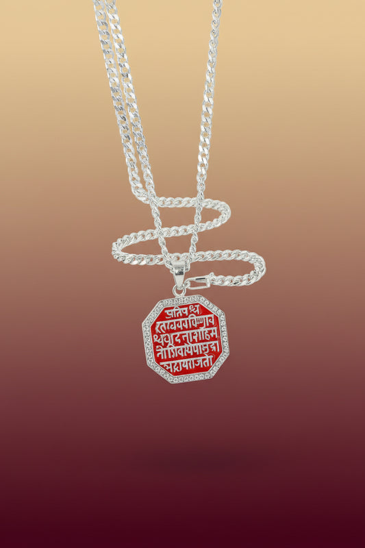 CHHATRAPATI SHIVAJI MAHARAJ RAJMUDRA PENDANT WITH CHAIN
