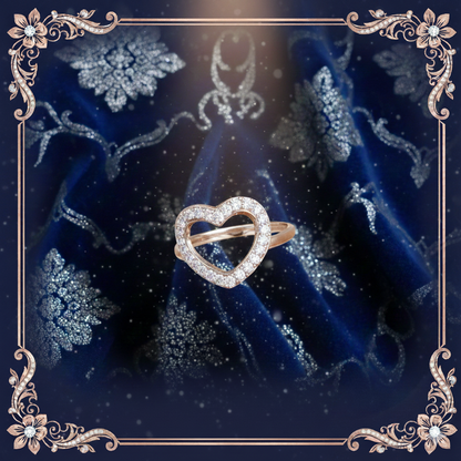 925 SILVER HEART SHAPED RING