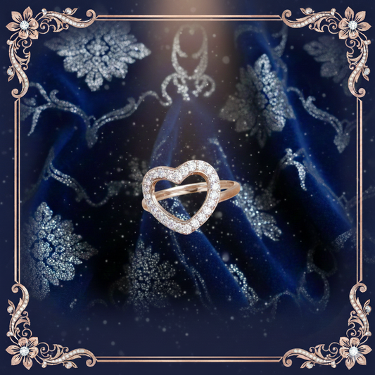 925 SILVER HEART SHAPED RING