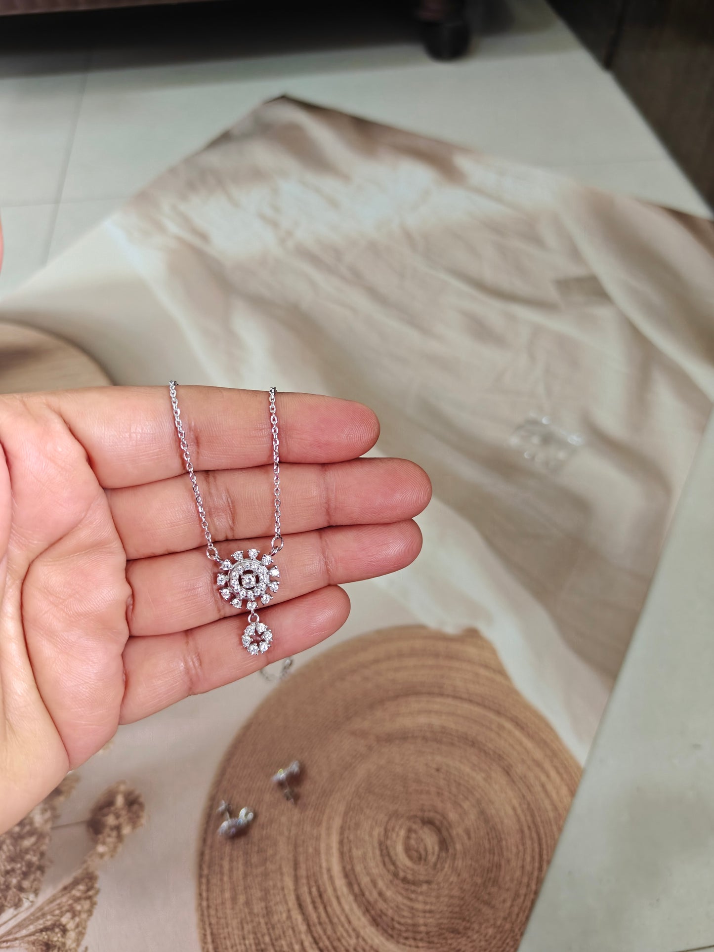 SUNSHINE PENDENT AND EARRING