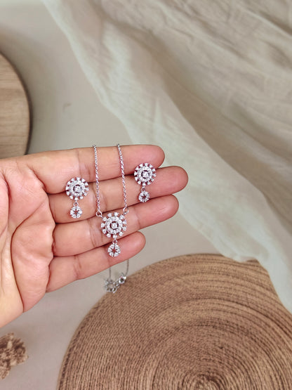 SUNSHINE PENDENT AND EARRING