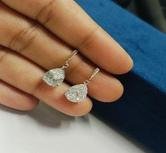 PEAR - CUT DROP EARRINGS